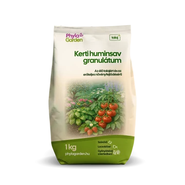 1 kilogrammos kiszerelésben PhylaGarden Kerti huminsav granulátum