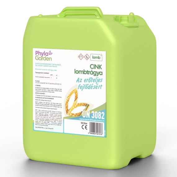 10 literes flakonban PhylaGarden Cink lombtrágya