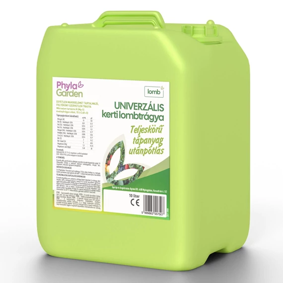 10 literes flakonban PhylaGarden Univerzális kerti lombtrágya