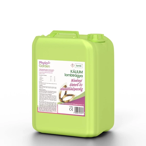 5 literes flakonban PhylaGarden Kálium lombtrágya